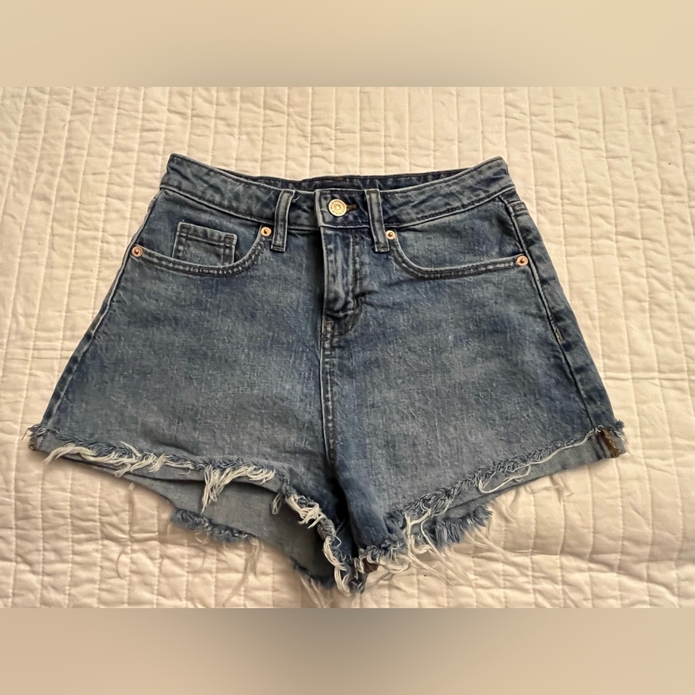 Wild Fable high rise rolled cuff denim shorts